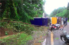 Four injured as ATM van topples in Udupi